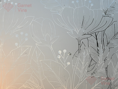 Hạt mài Garnet - Kính hoa văn